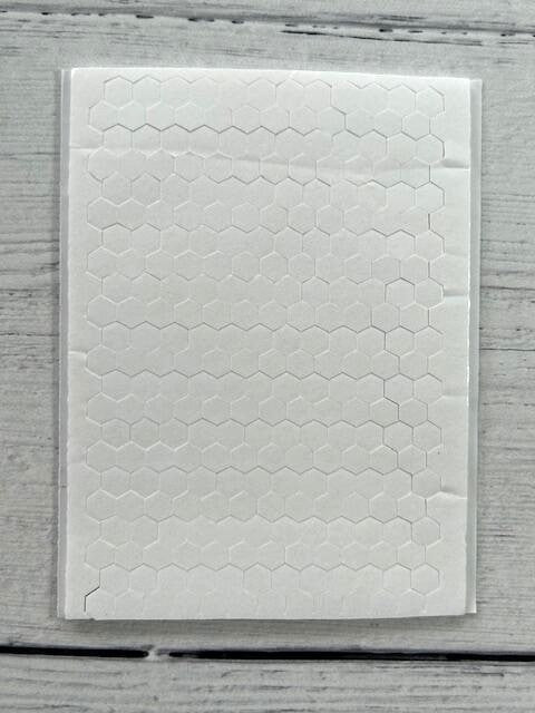 3D Hexagonal Double Sided Foam Sticky Pads