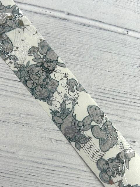 Alice in Wonderland Washi Tape 2 ** 100cm sample loop**