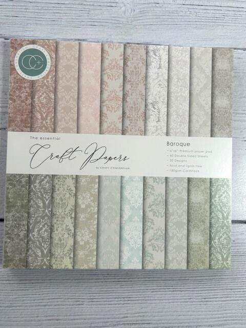 Craft Consortium Baroque 6x6 Paper Pad