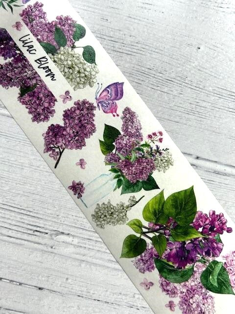 Lilac Washi Tape **100cm sample loop**