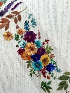 Pretty Florals PET Tape *100cm sample loop*