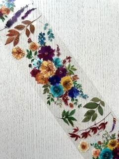 Pretty Florals PET Tape *100cm sample loop*