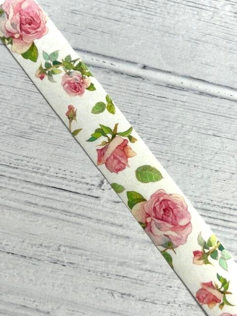 Spring Blossoms Washi Tape 1 **100cm sample loop**