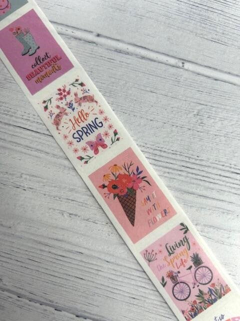 The Spring Gallery Washi Tape sticker 1 **100cm sample loop**