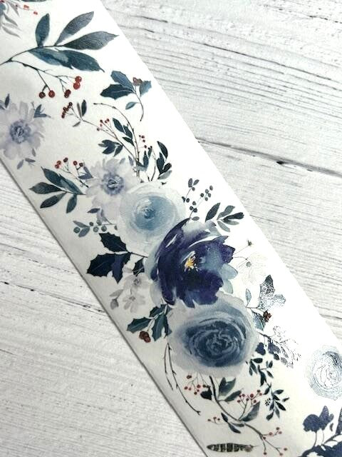 Winter Romance Washi Tape **100cm sample loop**